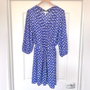 SILK Rebecca Taylor dress pleated detail, sz10